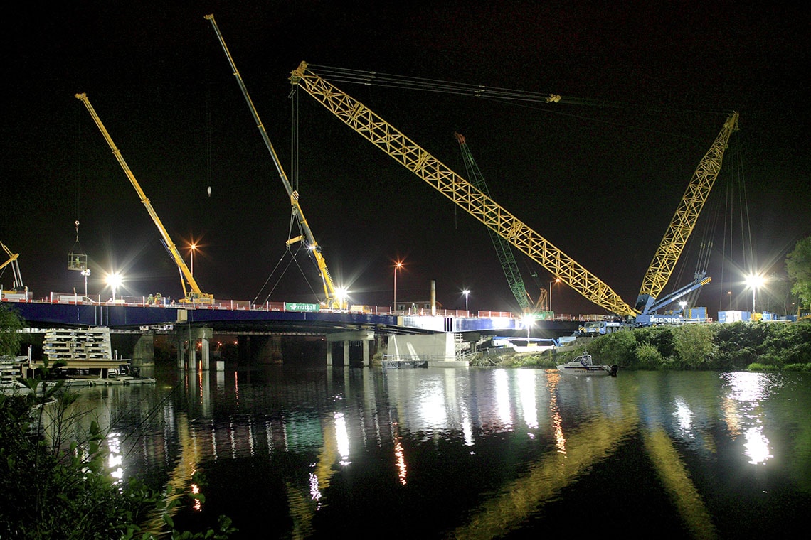 Construção de Ponte na A66