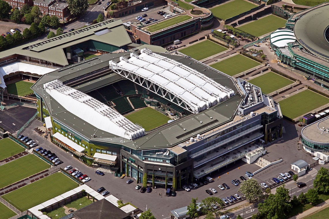 La Cancha Central Del Estadio De Wimbledon