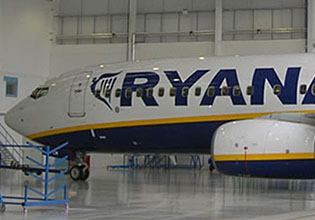 Hangar da Ryanair - Prestwick