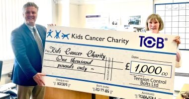 TCB donation to the wonderful Kids Cancer Charity